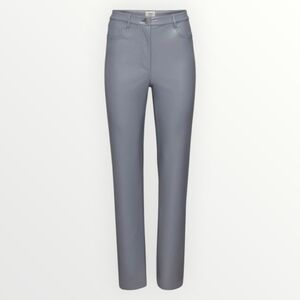 Wilfred Melina Pant Ardoise Lilac Vegan Leather Size 6 NWOT Aritzia